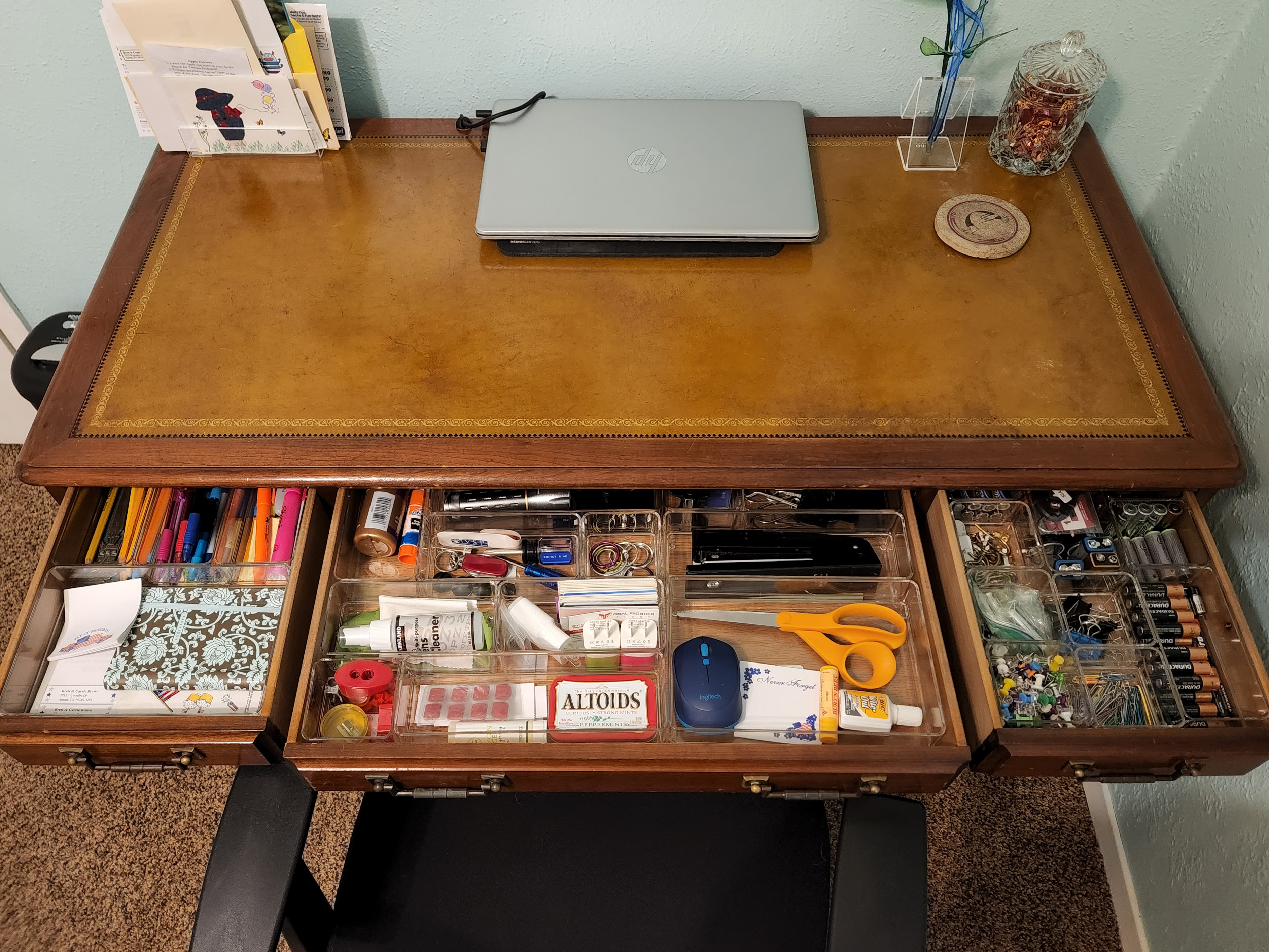 Reorganized Desk